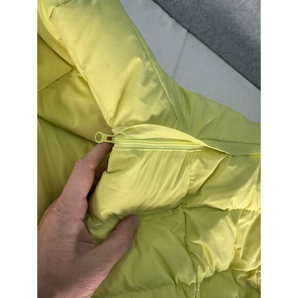 Alpine Design Women’s sz M Dream Puff Jacket Neon Yellow Down Winter Coat Cozy - Picture 14 of 15